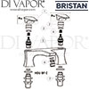 Bristan Hourglass Bath Filler Spares